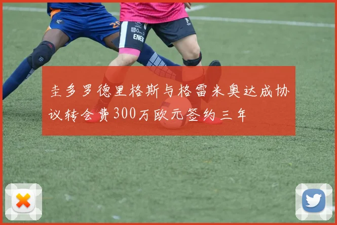 圭多罗德里格斯与格雷米奥达成协议转会费300万欧元签约三年